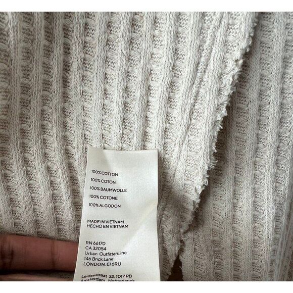 Free People NWT Fall Chic Mock Neck Boho Coastal Grandma Cottage Knit Sweater - Picture 7 of 8